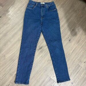 Vtg Westport Jeans Womens Sz 4 High Rise Straight Leg Medium Wash 90s Denim USA